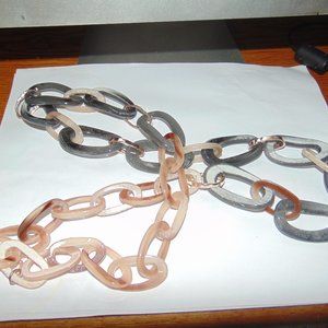 RUSH BY DENIS & CHARLIE LUCITE NECKLACE